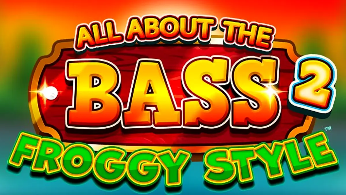 Tampilan visual slot All About the Bass 2: Froggy Style dengan tema rawa dan katak
