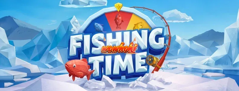 Tampilan antarmuka game Fishing Time dari BGaming pada layar smartphone